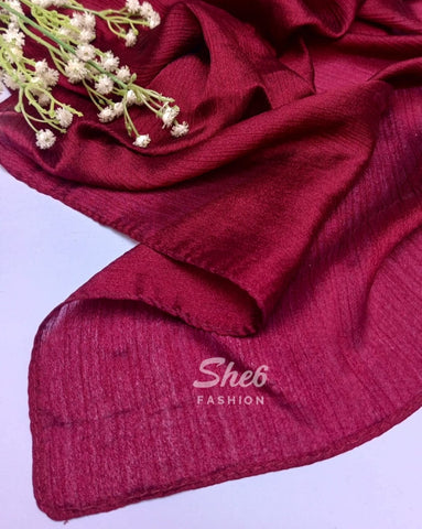 Crinkle Silk Hijab -