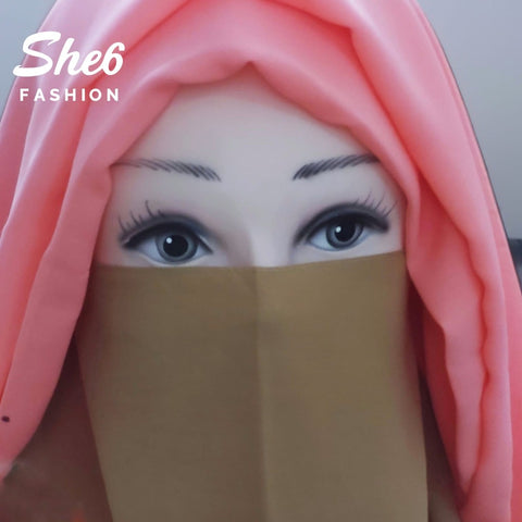 Niqab - Half Naqab Patti - Long Niqab -