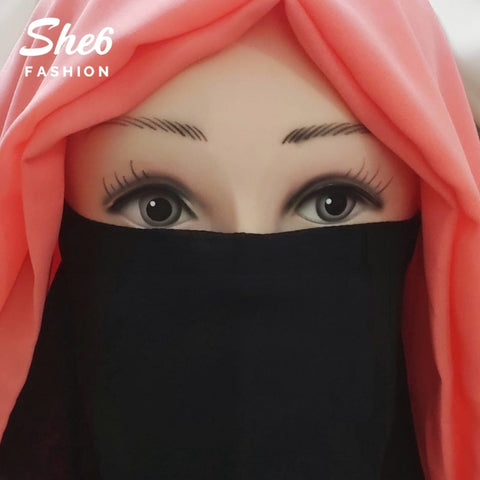 Niqab - Half Naqab Patti - Long Niqab -