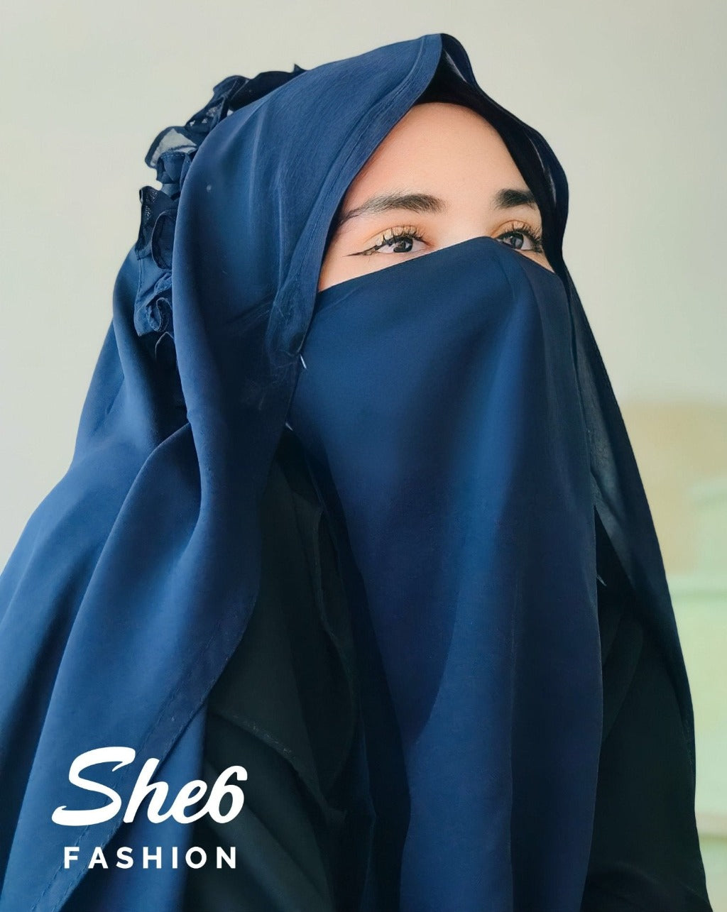 Princess Hijab | Ready to wear Crown Hijab | 2 Pcs -